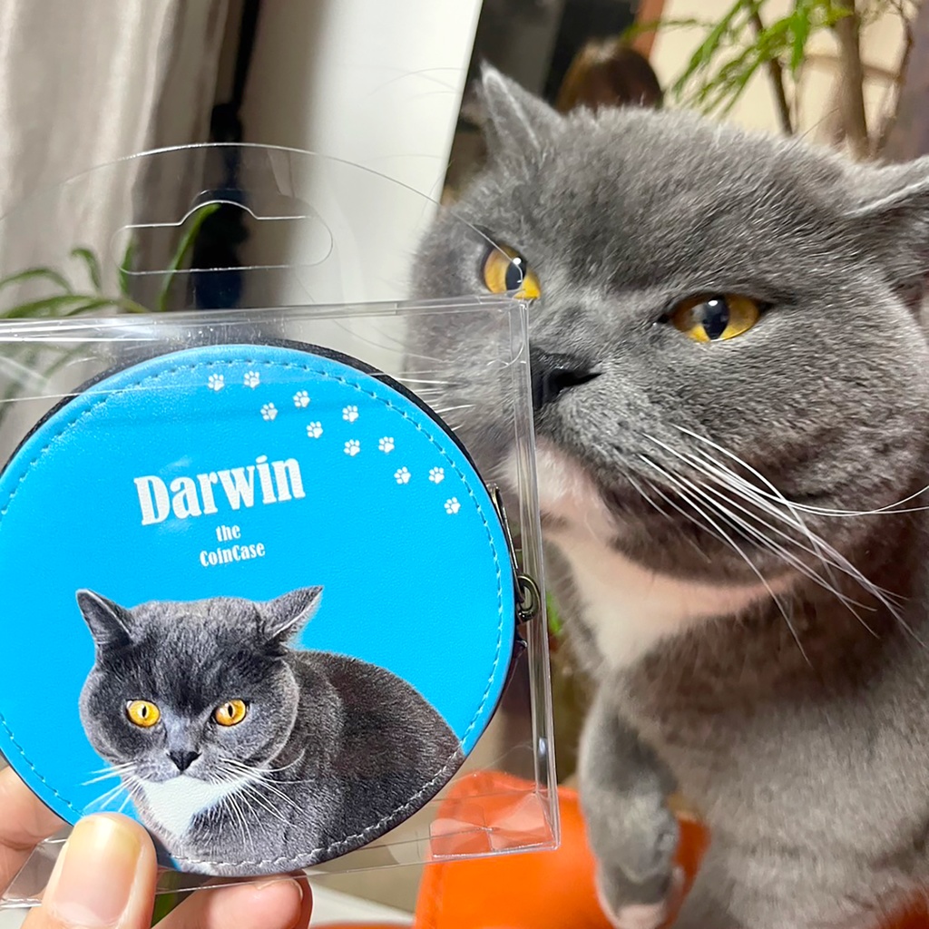 お好きな写真で!オリジナルうちの子まんまるコインケース 小銭入れ 財布 メンズ コインケース 猫 犬 うさぎ