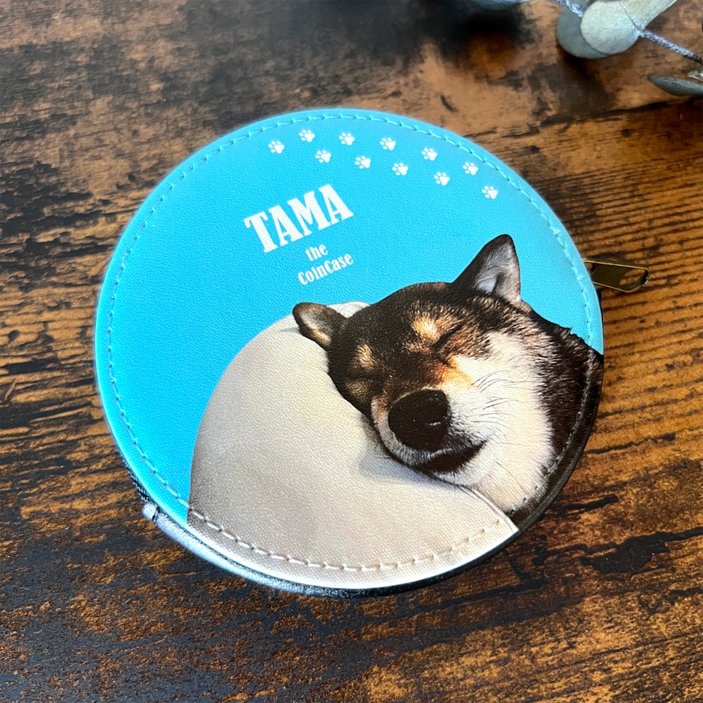 お好きな写真で!オリジナルうちの子まんまるコインケース 小銭入れ 財布 メンズ コインケース 猫 犬 うさぎ