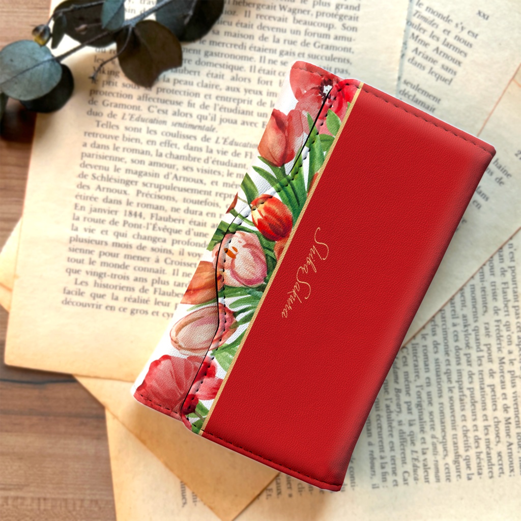 チューリップのキーケース(レッド) 花 春 チューリップ キーケース