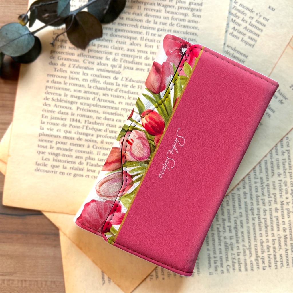 チューリップのキーケース(フューシャピンク) 花 春 チューリップ キーケース