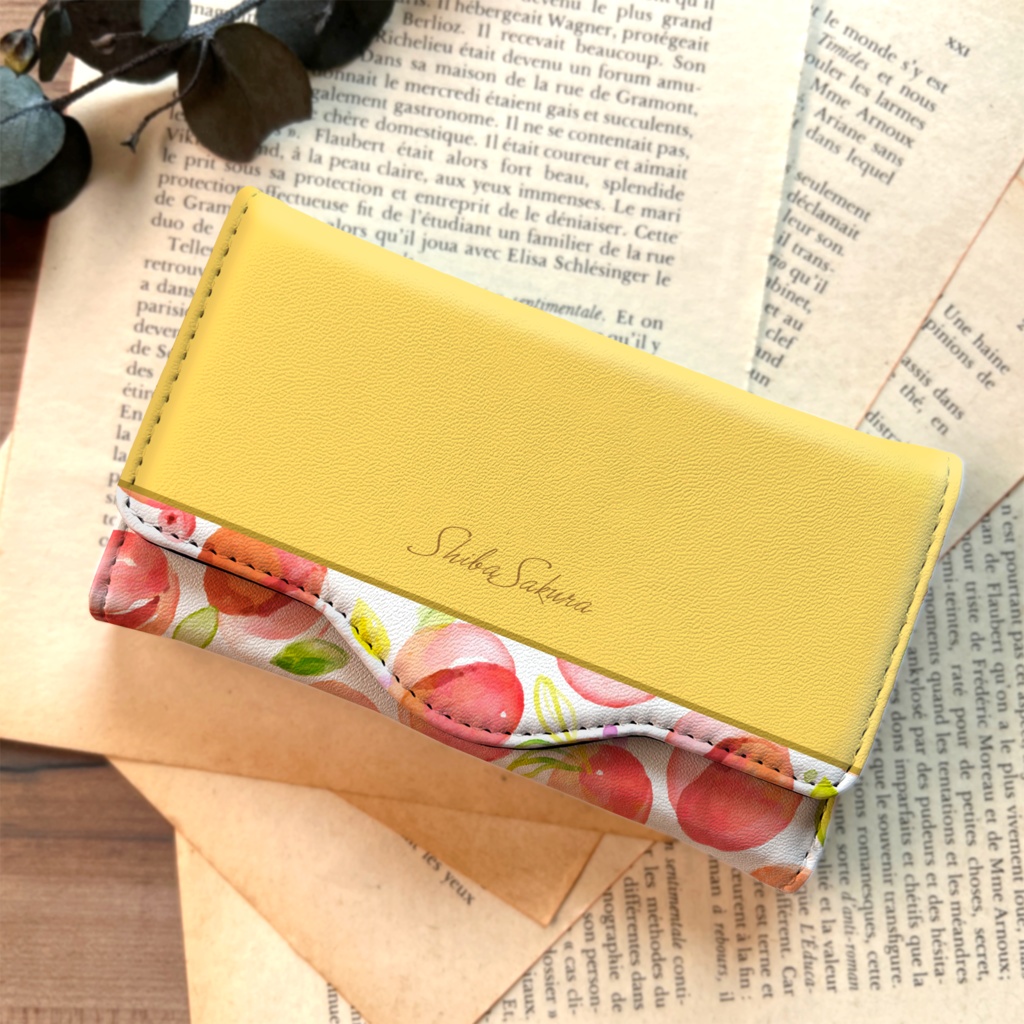 フレッシュピーチのキーケース(ピーチイエロー) 桃 フルーツ キーケース