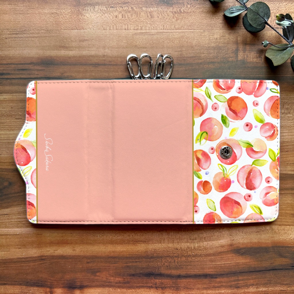 フレッシュピーチのキーケース(ピーチミルク) 桃 フルーツ キーケース