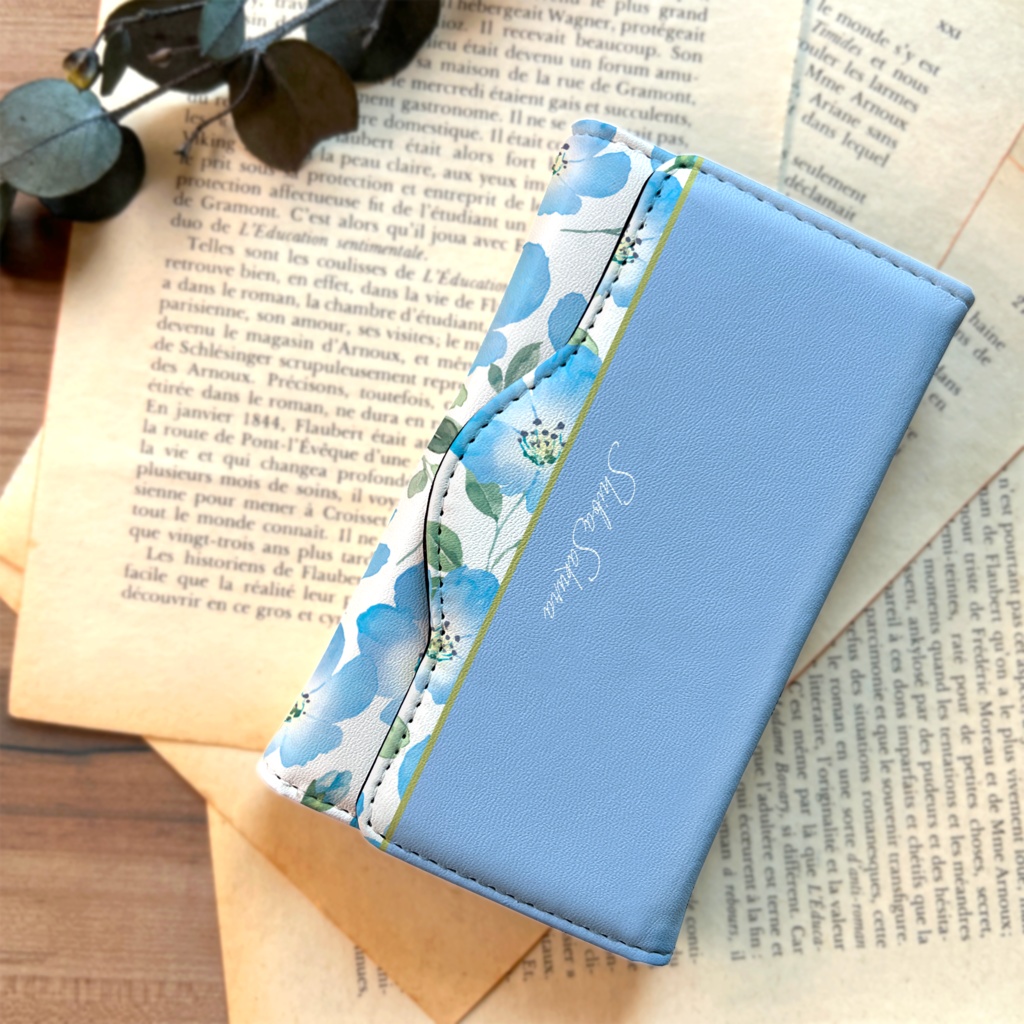 ネモフィラのキーケース(ゼニスブルー) ネモフィラ 花 春 夏 キーケース