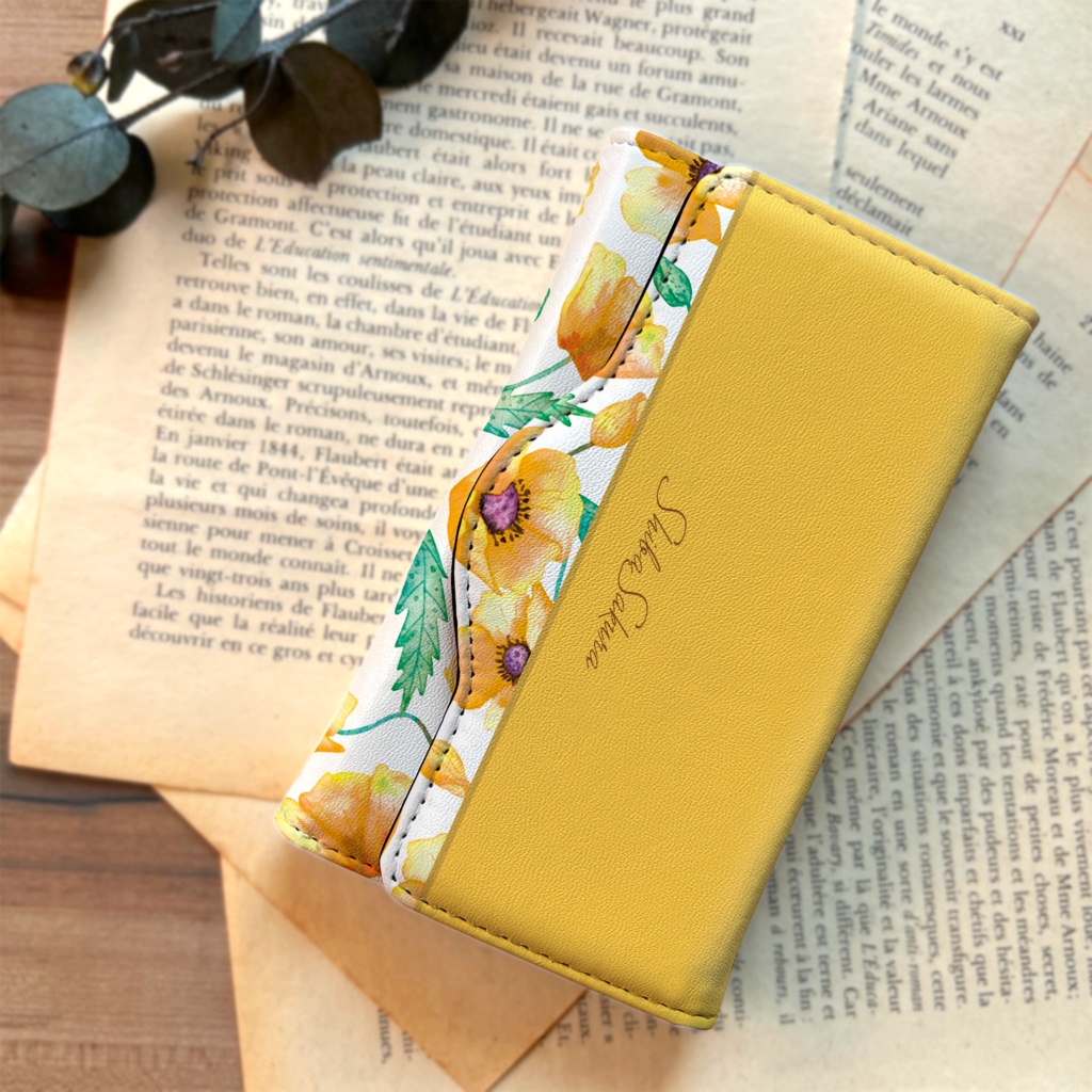 ポピーのキーケース(黄色) 花 キーケース ポピー 春