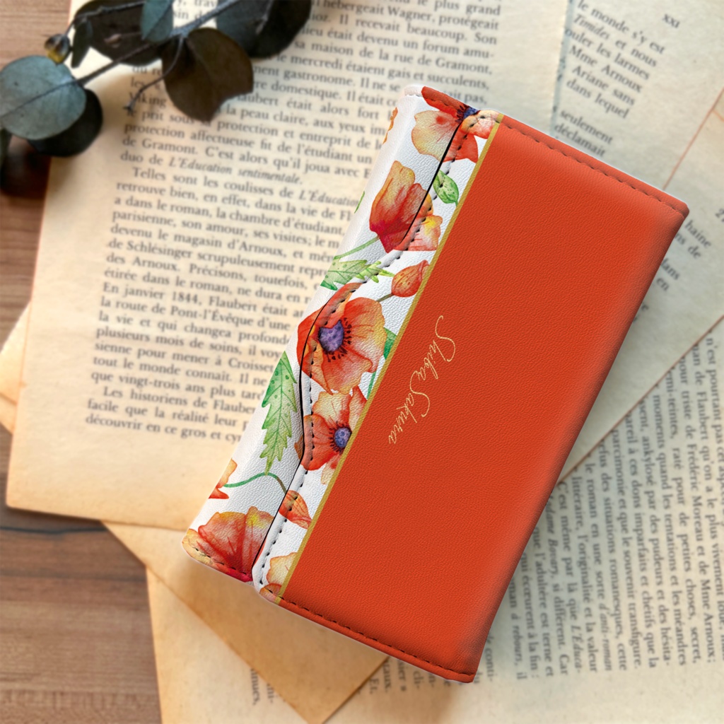 ポピーのキーケース(赤) 花 キーケース ポピー 春