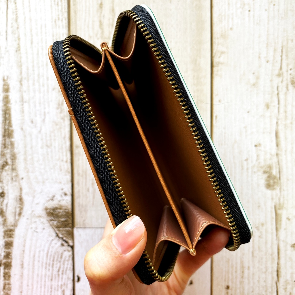 キンモクセイのコインケース(薄橙) 金木犀 花 財布 名入れ プチギフト 記念日 コインケース