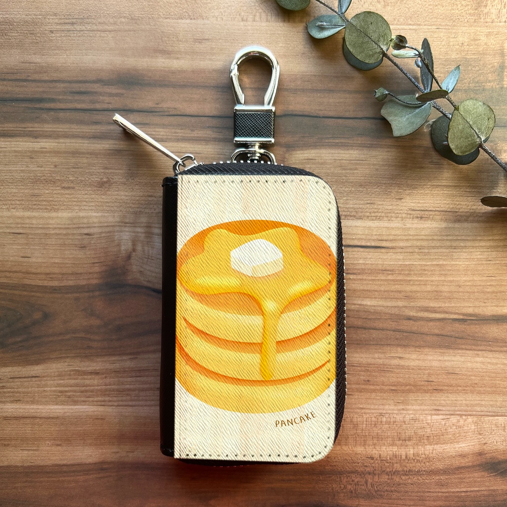 ふわふわホットケーキのスマートキーケース プチギフト 喫茶店 パンケーキ キーケース ホットケーキ