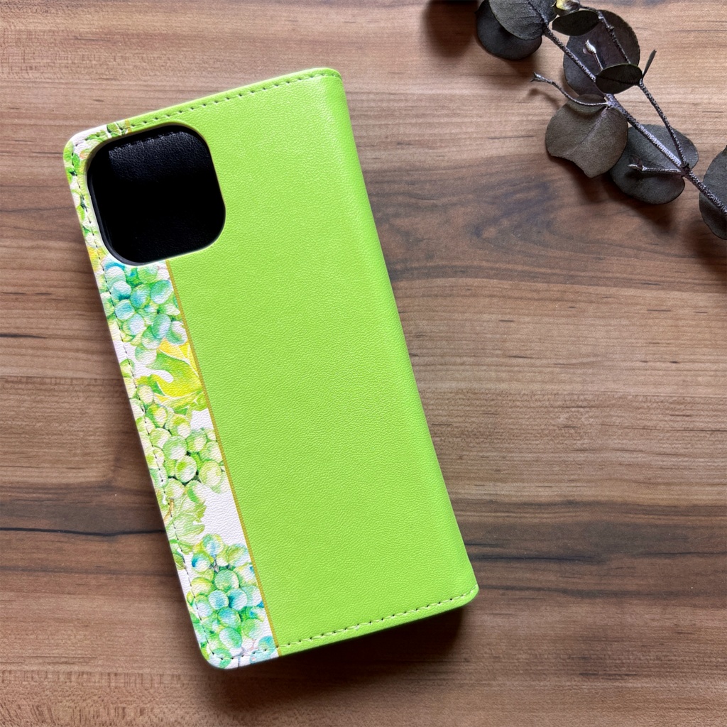 シャインマスカットの手帳型スマホケース iPhone17 Air iphone16e iphone15 全機種対応 ぶどう グレープ