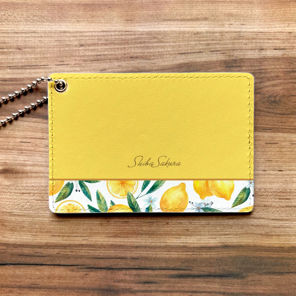 夏色レモンのメガネケース 夏 花 レモン レディース 名入れ プチギフト 記念日 眼鏡