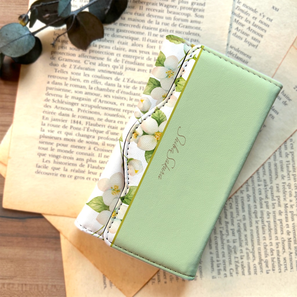 ジャスミンのキーケース 花 キーケース 名入れ プチギフト 記念日 ジャスミン