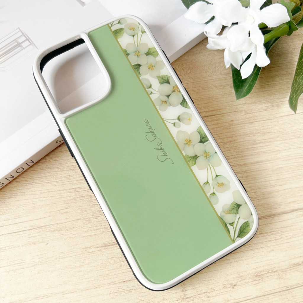 ジャスミンのスマホケース 強化ガラス SE3 iphone15 iphone14 iPhone17 Air iphone13 ジャスミン 花 スマホケース iphone16 iPhone16e