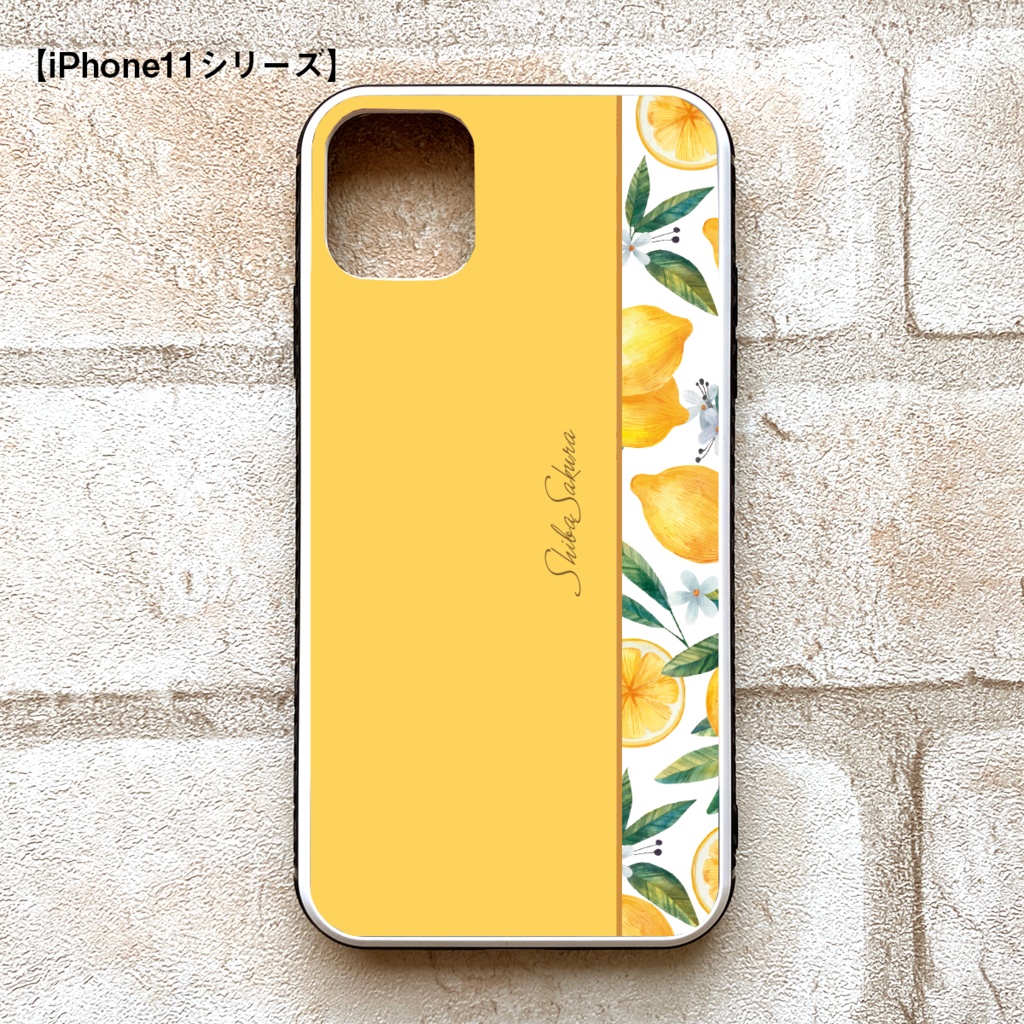 夏色レモンのスマホケース 強化ガラス SE3 iphone15 iphone14 iPhone17 Air iphone13 レモン スマホケース iphone16 iPhone16e