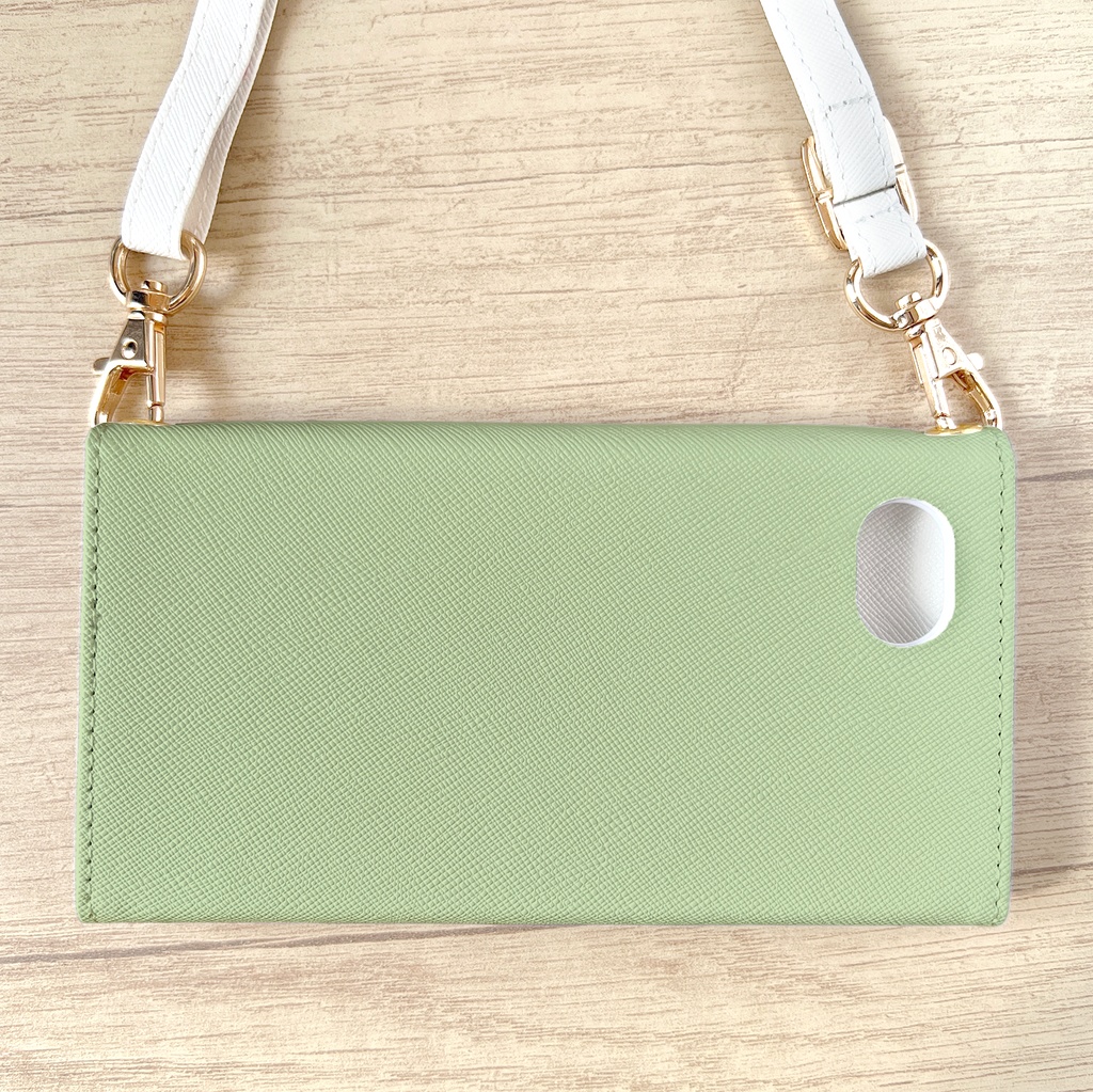 ジャスミンの三つ折り手帳型スマホケース 全機種対応 スマホケース iphone Android 花 ジャスミン ギフト