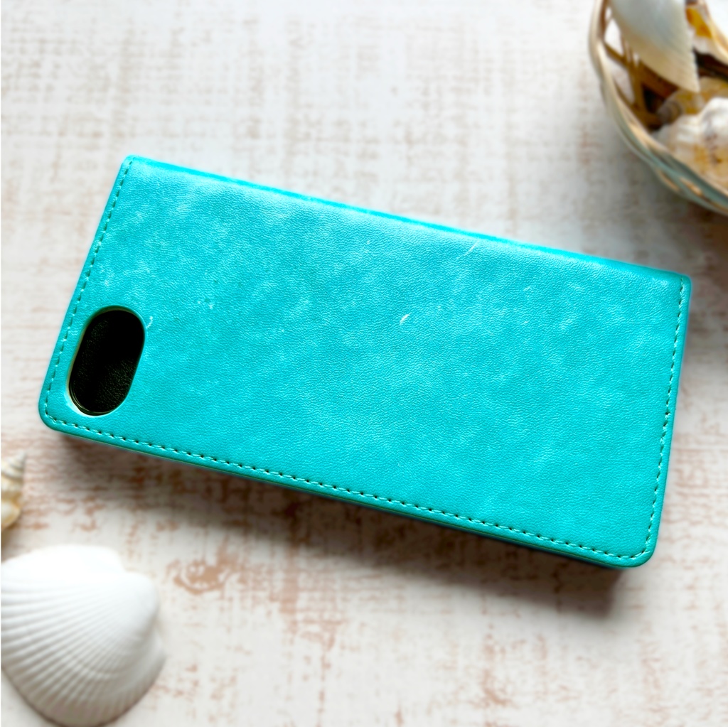 グアム白波とウミガメの手帳型スマホケース iPhone17 Air iphone16e iphone15 全機種対応 手帳型 スマホケース メンズ 亀 海 名入れ プチギフト 記念日