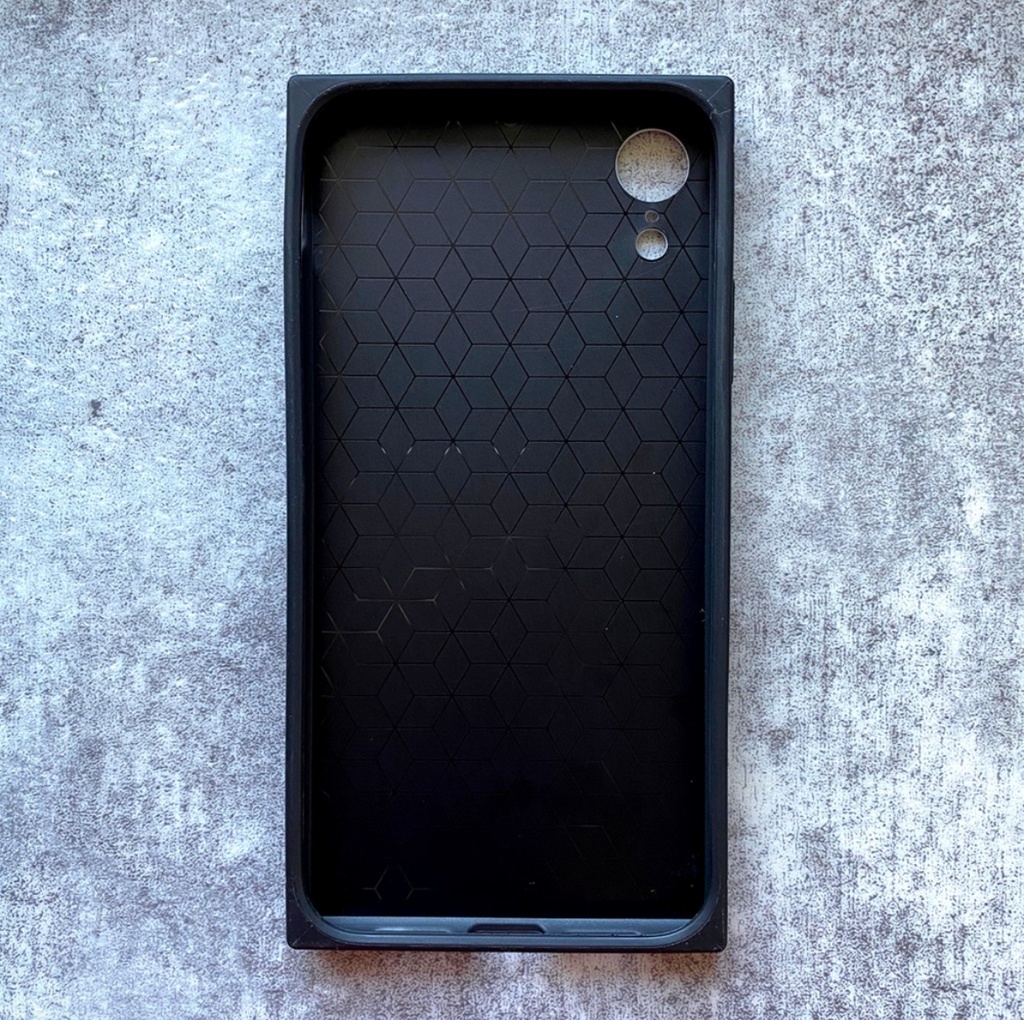 グアム白波とウミガメのスクエアガラススマホケース iphone16e iphone15 他 カメ 海