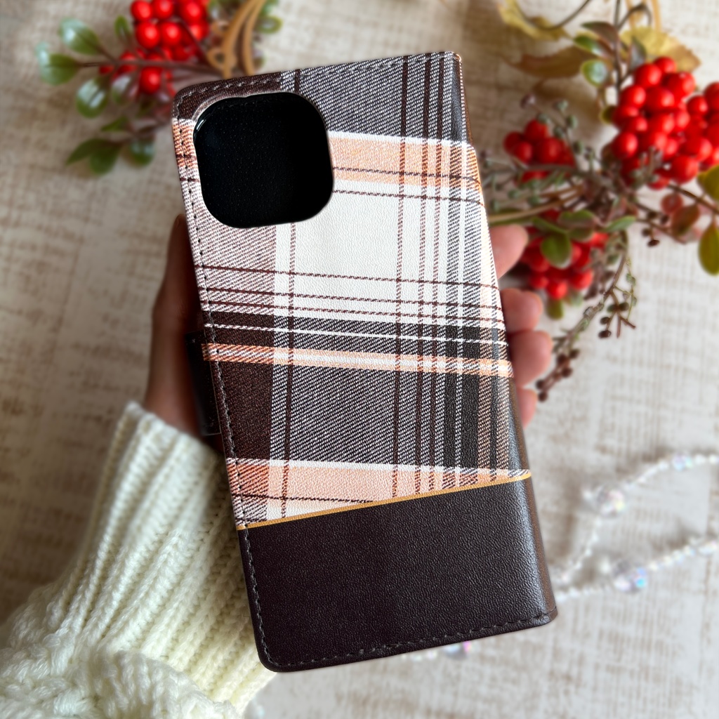 猫とふんわりモカムースの手帳型スマホケース 猫 カバー iPhone17 air iphone16e iphone15 全機種対応