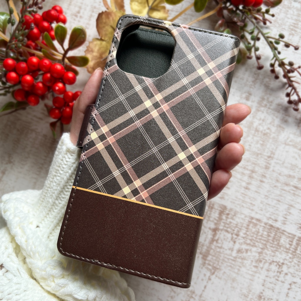 猫とほっこりモカムースの手帳型スマホケース 猫 カバー iPhone17 air iphone16e iphone15 全機種対応