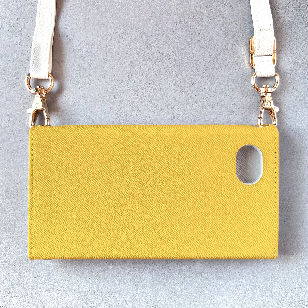 夏色レモンの三つ折り手帳型スマホケース 全機種対応 スマホケース iphone Android 花 レモン ギフト