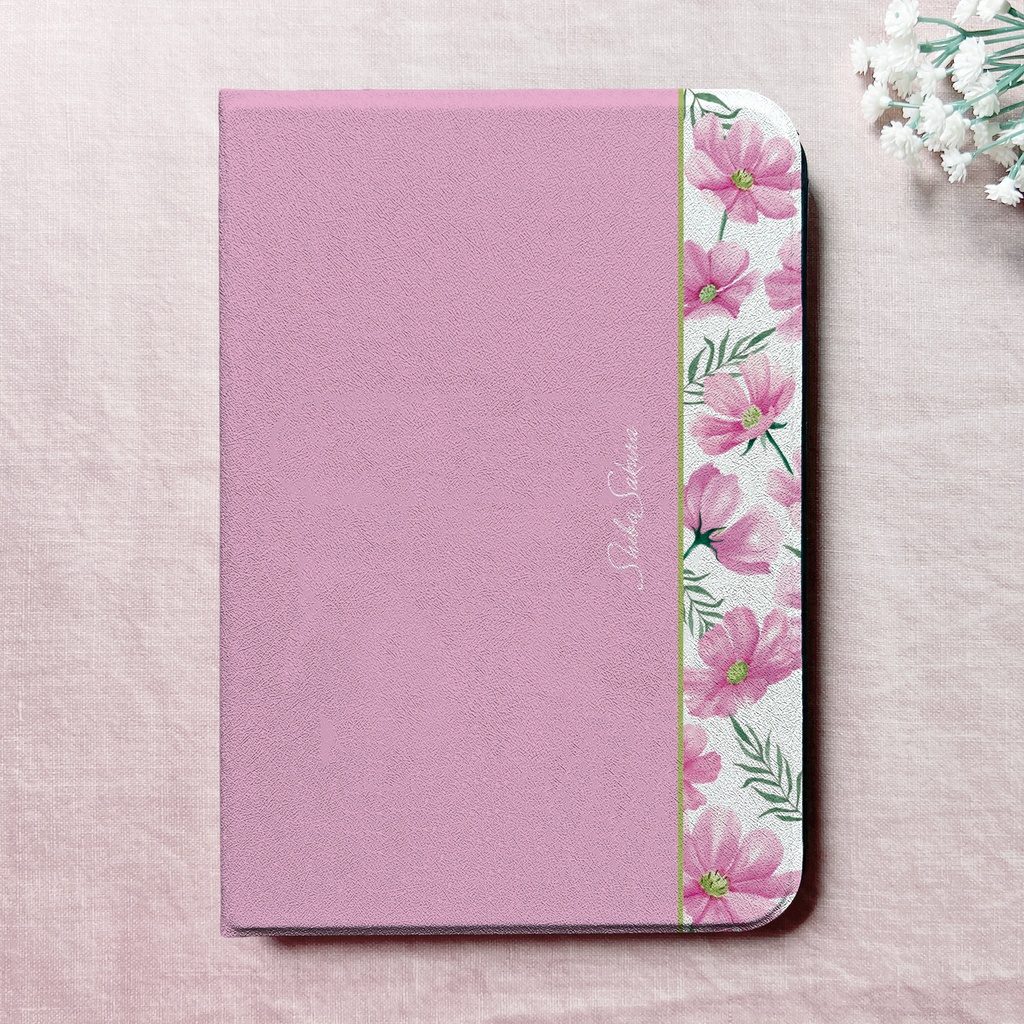 コスモスのipadケース(薄桃) カバー 秋桜 ipadケース タブレットケース