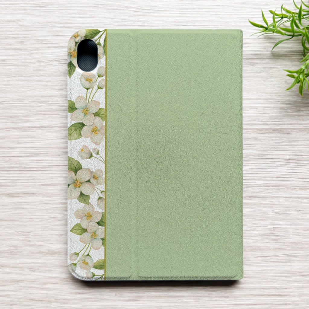 ジャスミンのipadケース カバー 花 ジャスミン ipadケース タブレットケース
