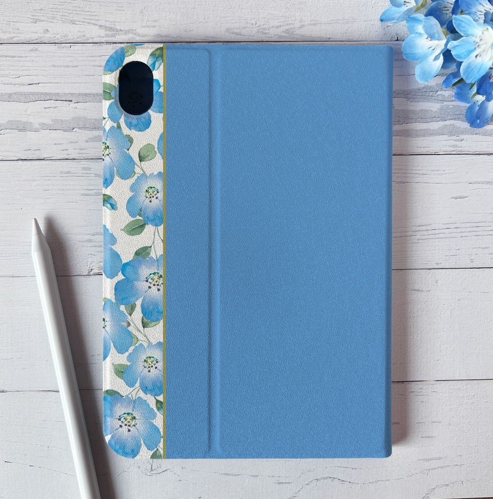 ネモフィラのiPadケース(スカイブルー) カバー 花 ipadケース タブレットケース