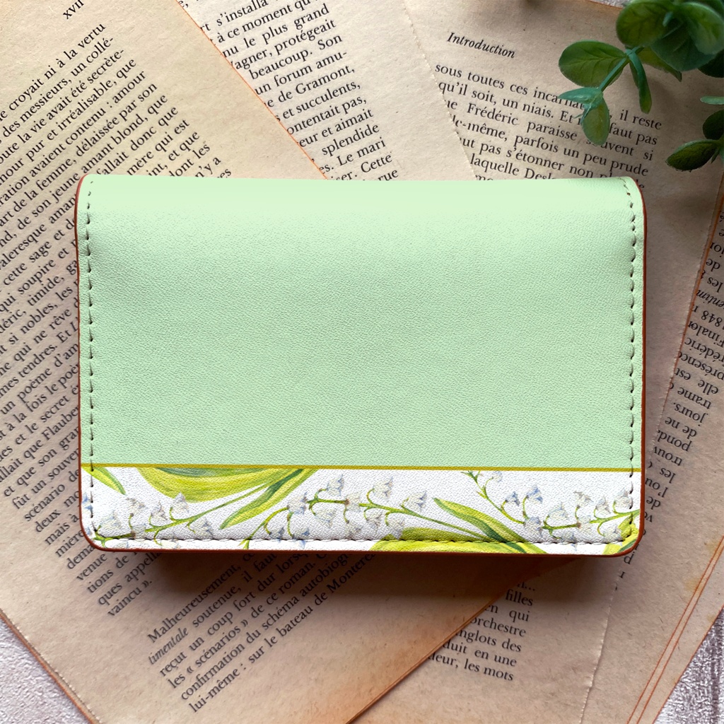 スズランの名刺ケース 花 カードケース 名刺入れ 名入れ 新生活