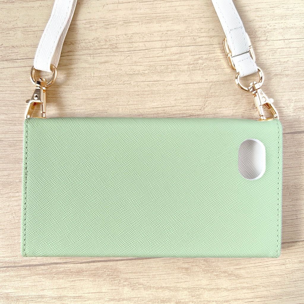 スズランの三つ折り手帳型スマホケース 全機種対応 スマホケース iphone Android 花 ギフト