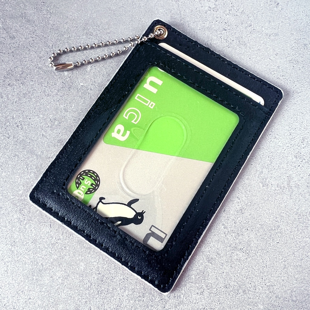 桜にゃんこのクリームソーダのパスケース 名入れ 記念日 ギフト クリスマス 定期入れ カードケース 春 猫