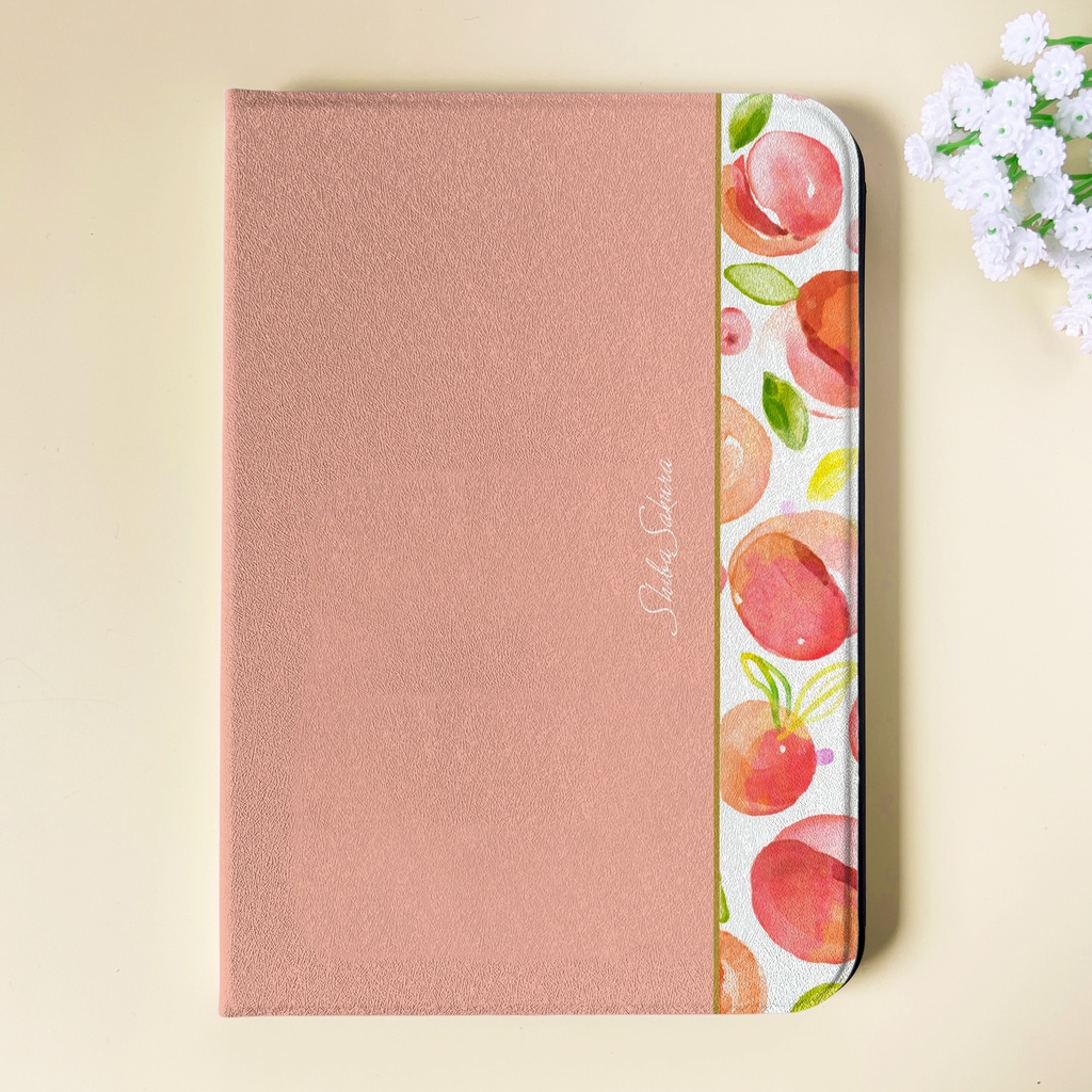 フレッシュピーチのipadケース(ピーチミルク) 桃 ipadケース タブレットケース
