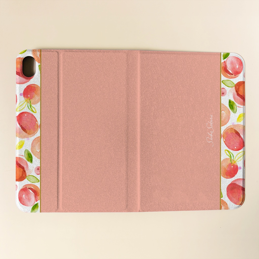 フレッシュピーチのipadケース(ピーチミルク) 桃 ipadケース タブレットケース