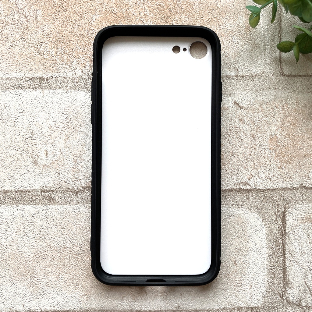 不思議なメロンソーダと柴ちゃんのスマホケース(黒柴/強化ガラス) iphone16e iphone17e カバー