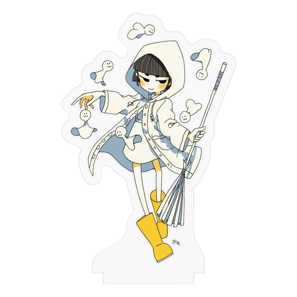 てるてるの魔女のアクリルフィギュア