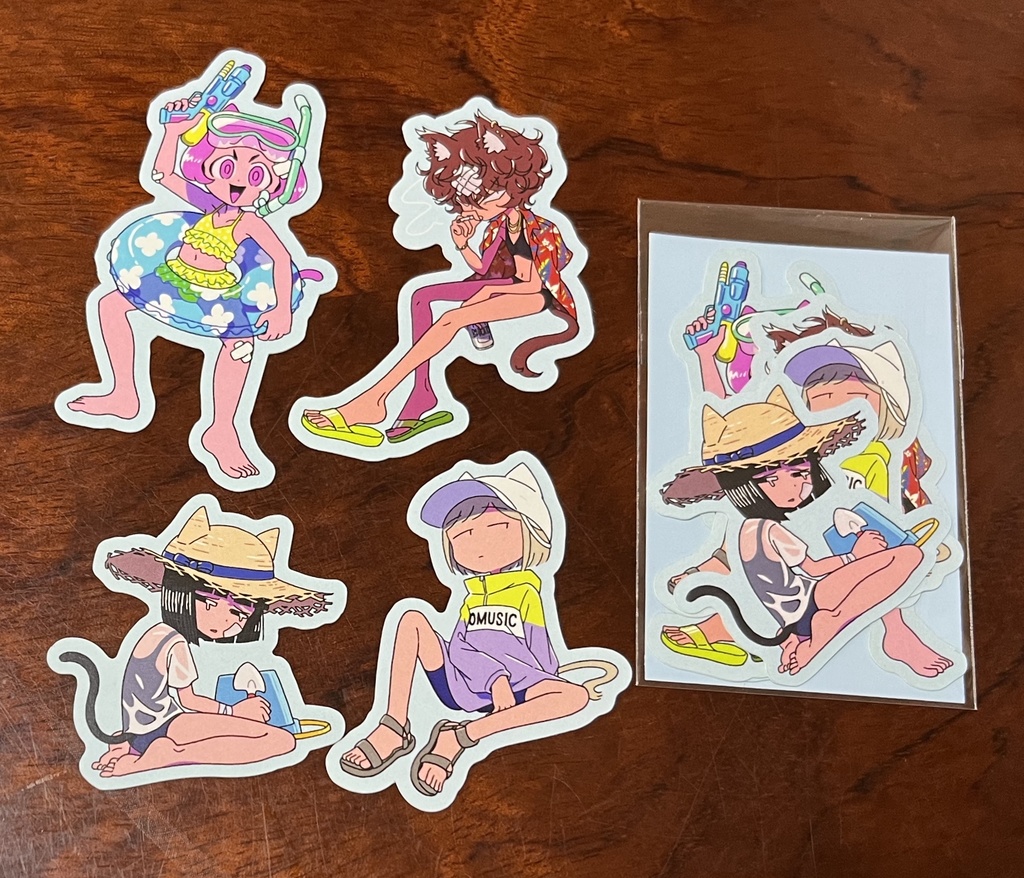 ステッカー4枚セット(全2種)