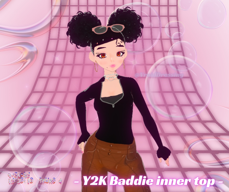 Vroid y2k baddie inner top