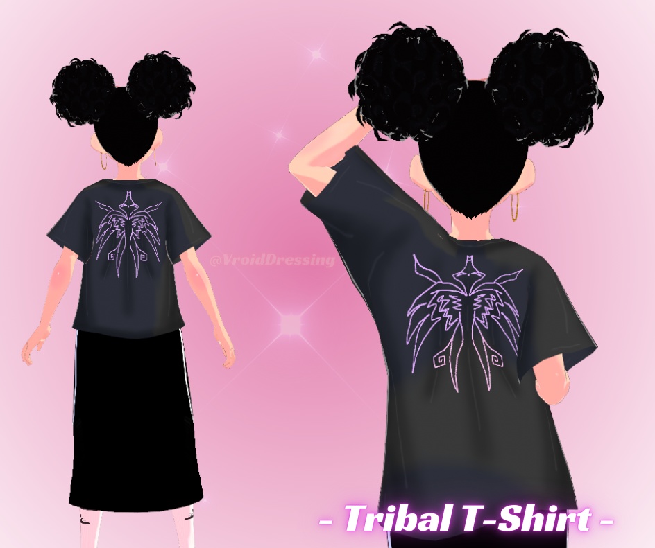Vroid Tribal T-Shirt FREE