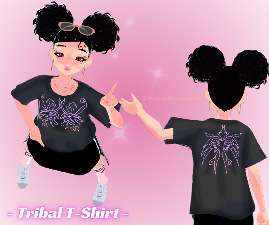 Vroid Tribal T-Shirt FREE
