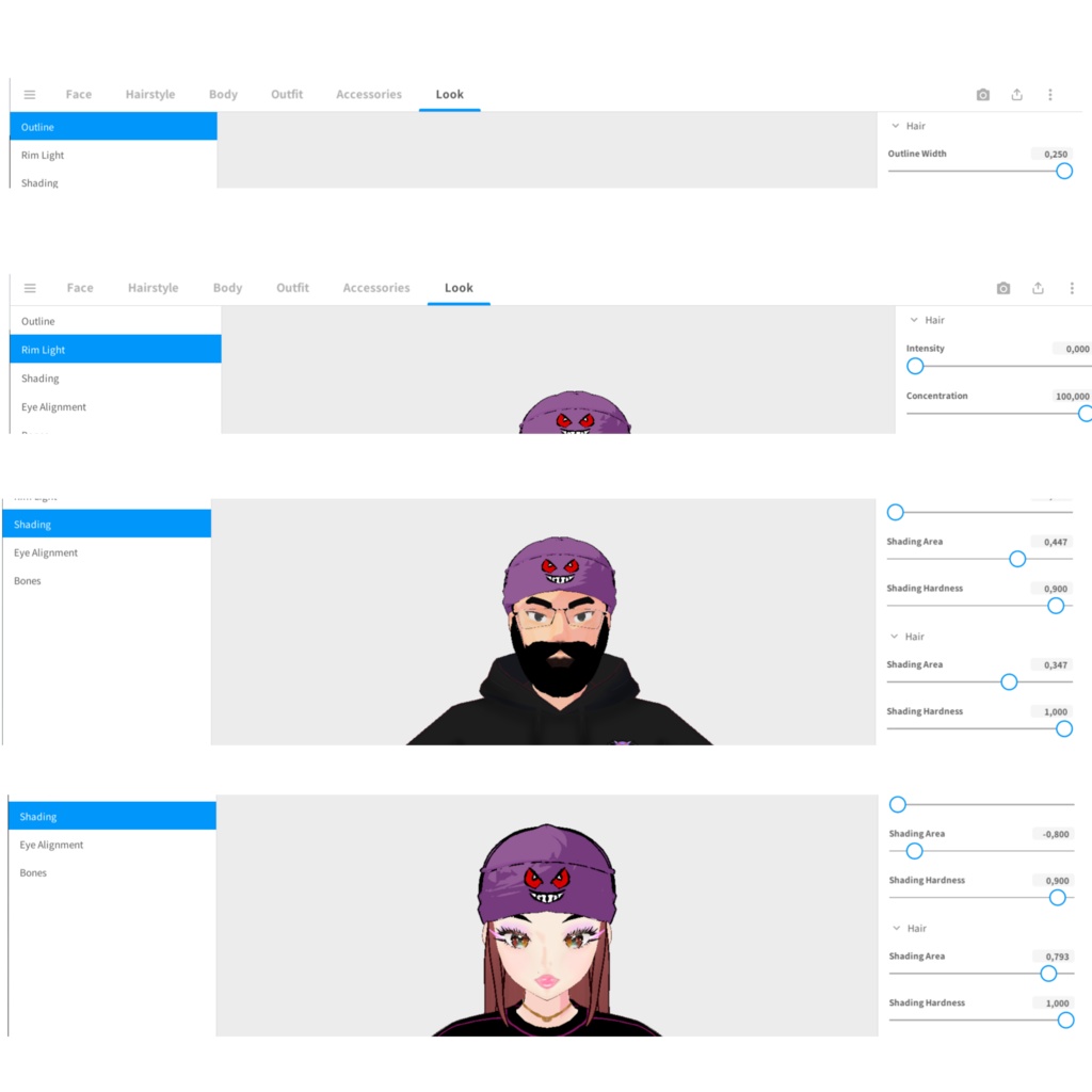 Vroid Ectoplasma Gengar beanie/hat/cap