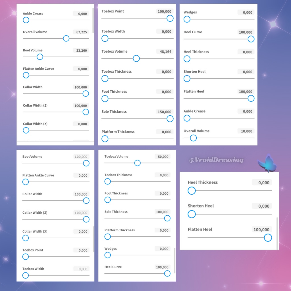 Vroid Y2K Campus Sneakers Shoes 11 colors