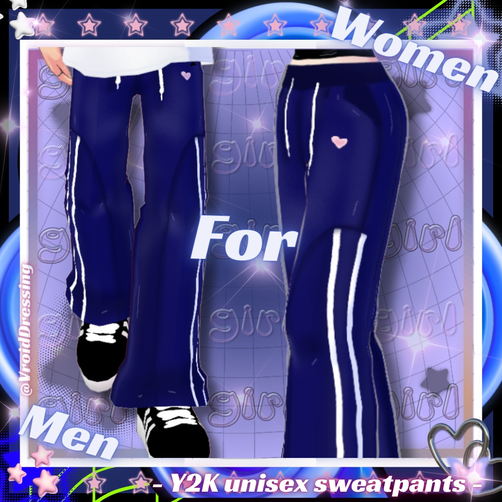 Vroid Y2K Unisex sweatpants