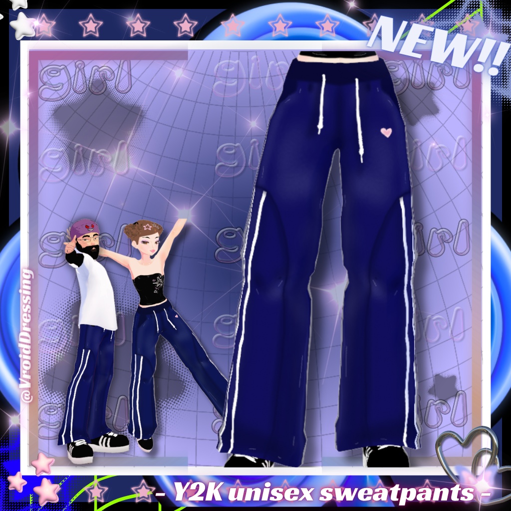 Vroid Y2K Unisex sweatpants