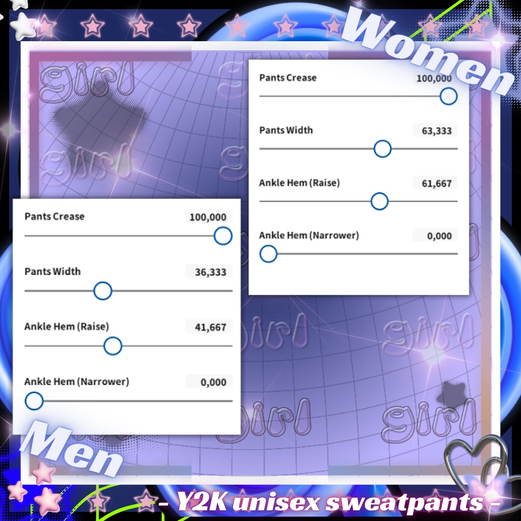 Vroid Y2K Unisex sweatpants