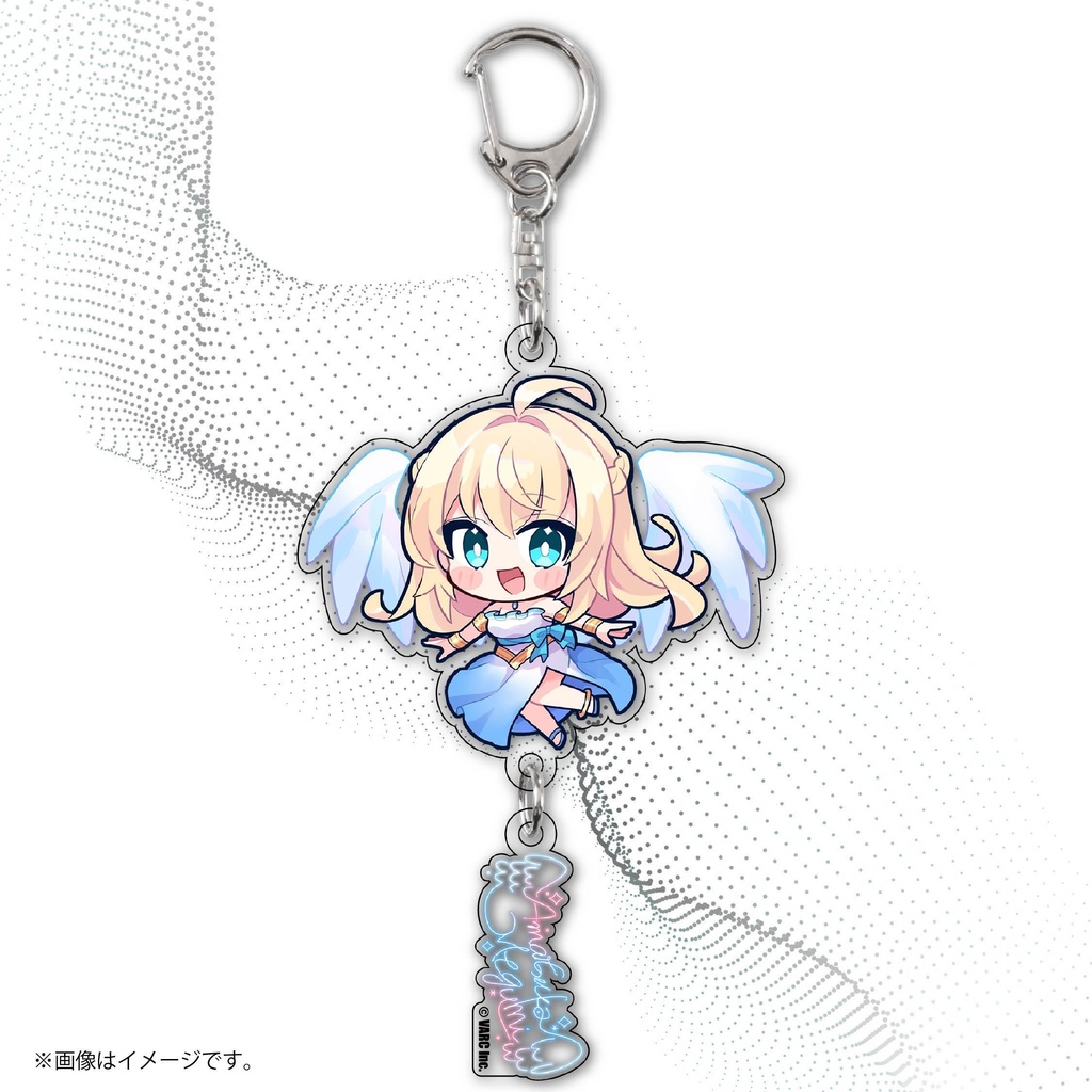 【天使恵】しっぽチャームアクリルキーホルダー