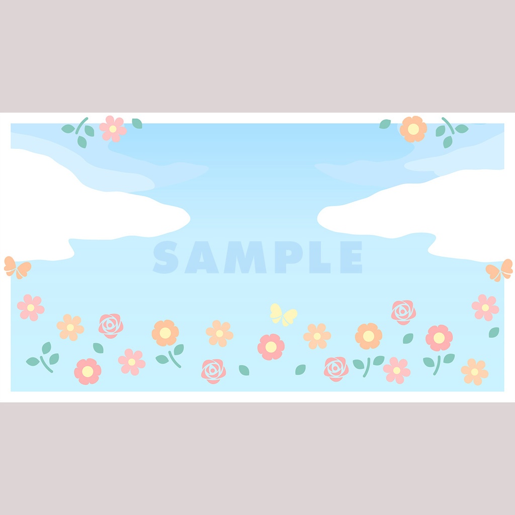 【無料】お花ばたけの配信画面