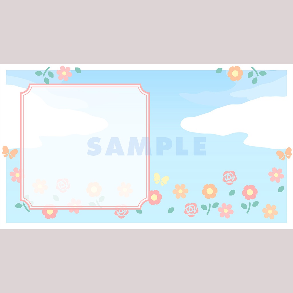 【無料】お花ばたけの配信画面