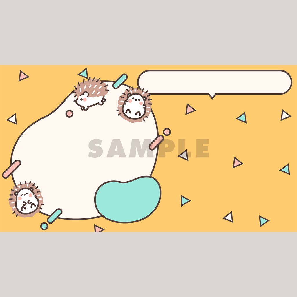 【無料】ハリネズミの配信画面