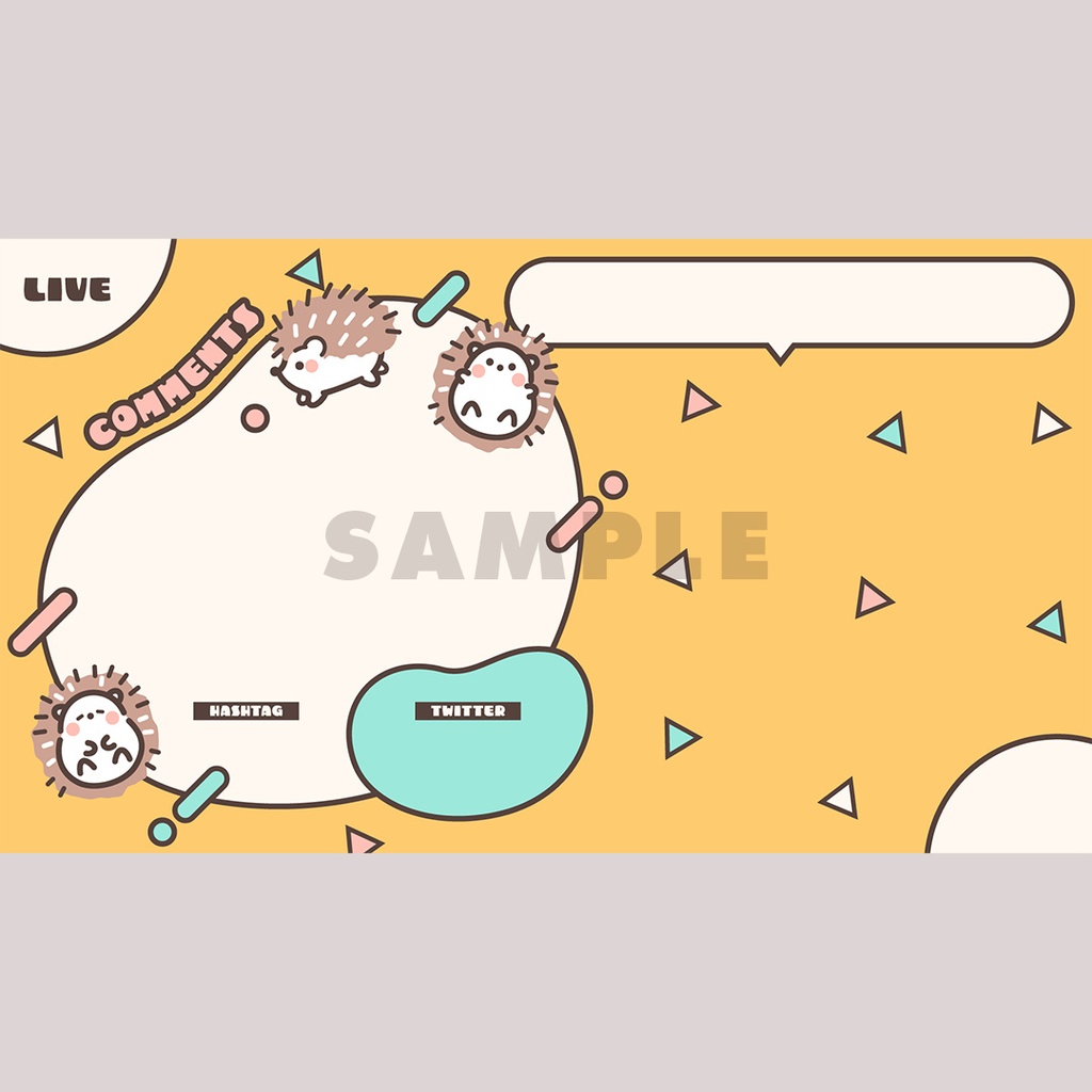 【無料】ハリネズミの配信画面