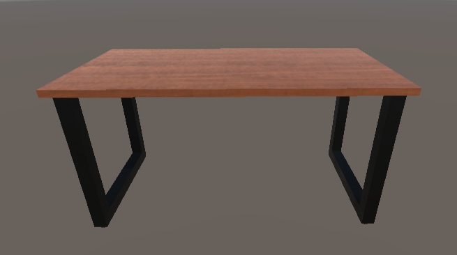 VRchat用 シンプルな机 フリーモデル