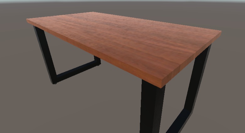 VRchat用 シンプルな机 フリーモデル