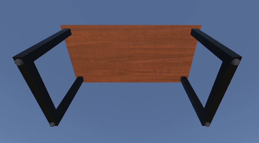 VRchat用 シンプルな机 フリーモデル