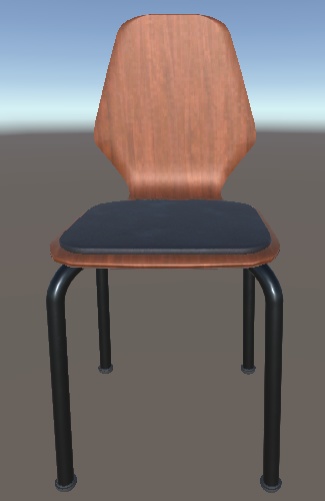 VRchat用 シンプルな椅子 フリーモデル